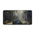 Excalibur in Forest Desk Mat | Medieval Fantasy Landscape, Sunlit Mossy Woods