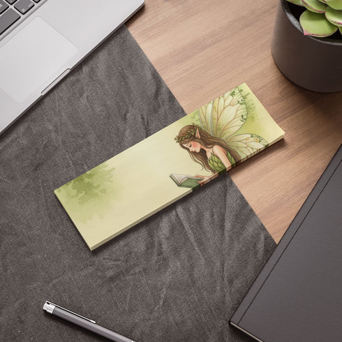 Fairy-Themed Note Pads, Enchanted Forest Sticky Notes, Cute Writing Pads for Kids, Gift for Nature Lovers, Magical Office Supplies