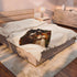 Knight and Maiden Romance Velveteen Plush Blanket | Romantic Medieval Painting