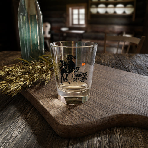 Headless Horseman Shot Glass | Retro Halloween 1.5 oz