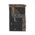 Raven Woven Blanket Black & White Jacquard Cotton Throw, Gothic Moon and Stars Tapestry, Crow Wall Art, Occult Witchy Home Decor