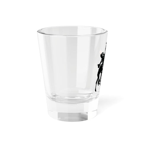 Headless Horseman Shot Glass | Retro Halloween 1.5 oz