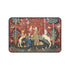 Medieval Tapestry Lady with Lion and Unicorn Desk Mat | Renaissance Art Mouse Pad