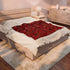 Krampus Christmas Blanket | Gothic Creepmas Velveteen Fleece Throw