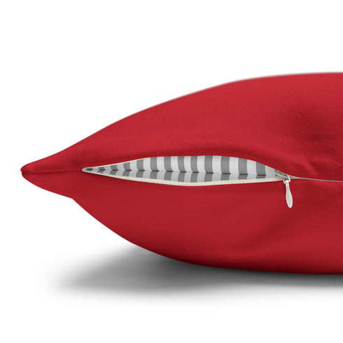 Spun Polyester Square Pillowcase