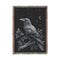 Raven Woven Blanket Black & White Jacquard Cotton Throw