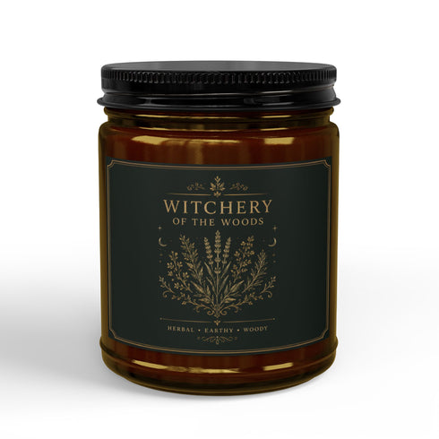 Scented Soy Candles with Black Lid, (4 and 9oz)