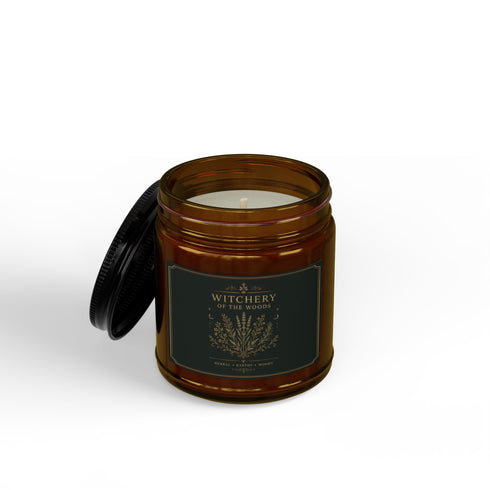 Scented Soy Candles with Black Lid, (4 and 9oz)