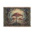 Mushroom Tapestry Woven Blanket | Cozy Décor, Bohemian Throws, Nature-Inspired Gift, Camping Accessories, Home Warmth