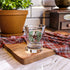 Personalised Pentagram & Oak Leaves Shot Glass | Forest Witch
