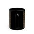 Gothic Skull Mug, Black Lavender Parlor Ceramic Coffee Mug
