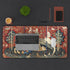Medieval Tapestry Lady with Lion and Unicorn Desk Mat | Renaissance Art Mouse Pad