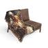 Medieval Knight and Maiden Woven Blanket Tapestry Throw