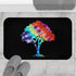 Psychedelic Tie Dyed Tree Bath Mat