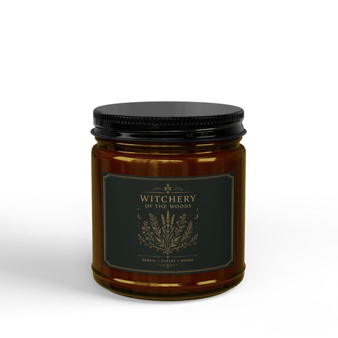 Scented Soy Candles with Black Lid, (4 and 9oz)