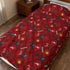 Krampus Christmas Blanket | Gothic Creepmas Velveteen Fleece Throw