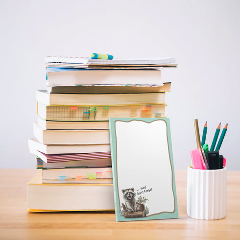 Baby Raccoon Memo Pad