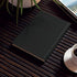 Back of the notebook that is all black