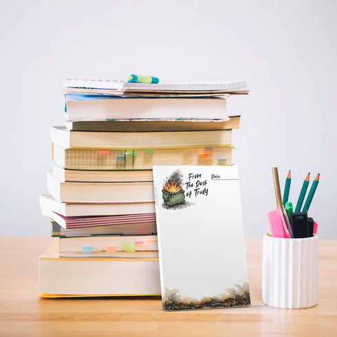 Dumpster Fire Memo Pad