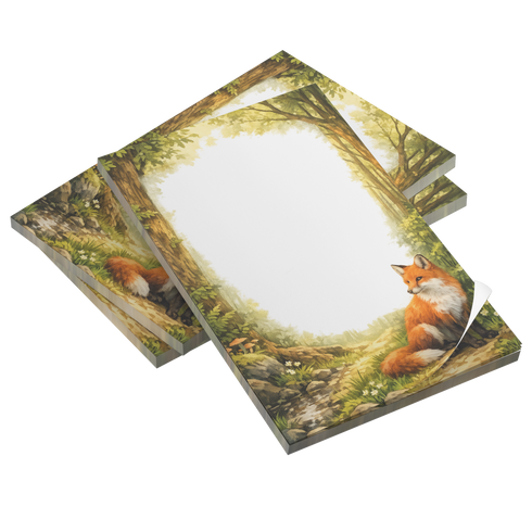 Fox In The Woods Memo Pad