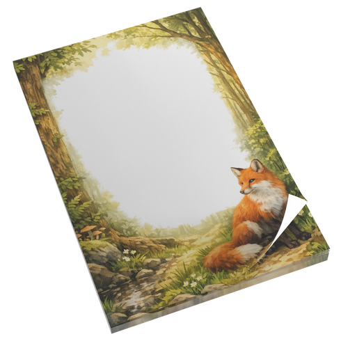 Fox In The Woods Memo Pad