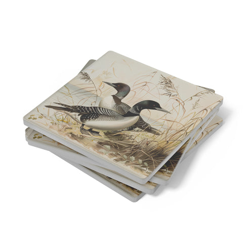 Minnesota Loons Stone Coaster Set