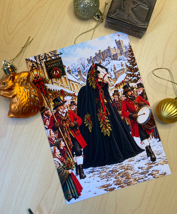 Poor Old Hoss Christmas Card | Yorkshire Folk Tradition Greeting Card