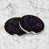Purple Cat Car Coasters