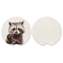 Raccoon Wine Car Coaster