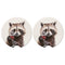 Raccoon With Wine Car Coasters