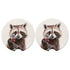 Raccoon With Wine Car Coasters