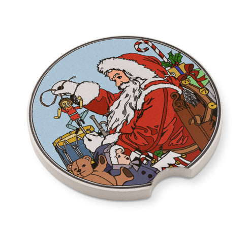 Santa Christmas Car Coasters