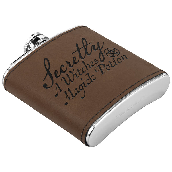 Secretly A Witches Magick Potion Flask