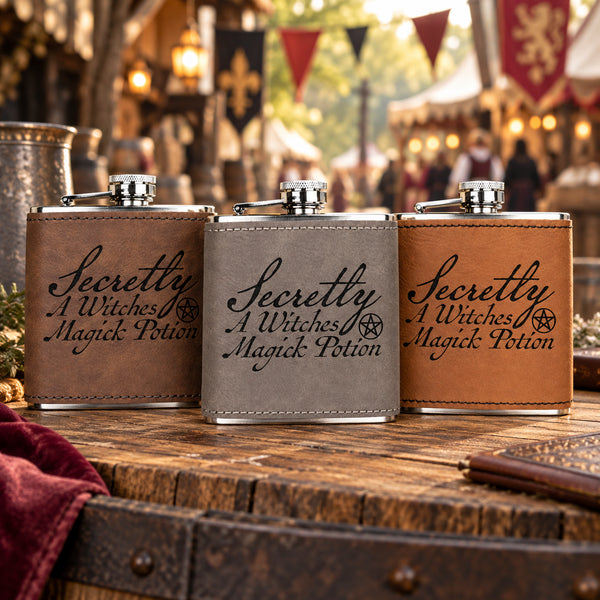 Secretly a Witch's Magick Potion 6 oz Flask