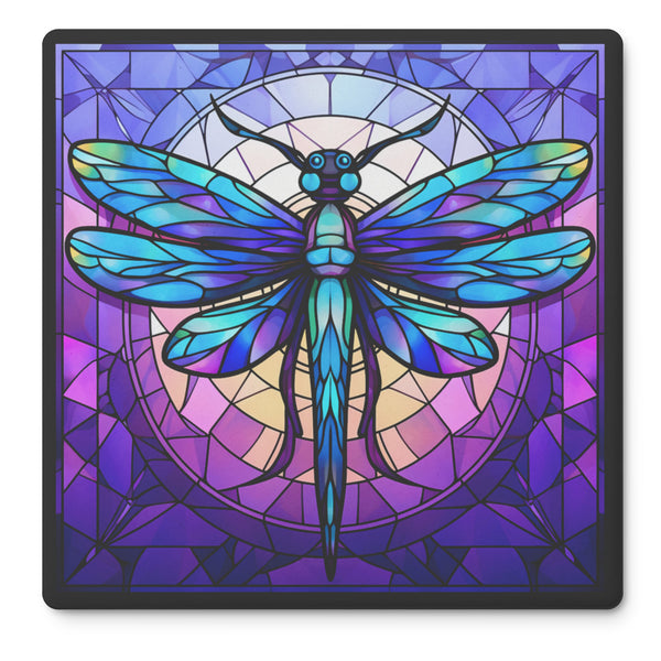 Stained Glass Butterfly Coaster Set