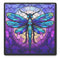 Stained Glass Butterfly Coaster Set