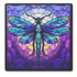 Stained Glass Butterfly Coaster Set