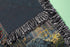 Sword in the Stone Woven Blanket | Arthurian Forest Cotton Throw