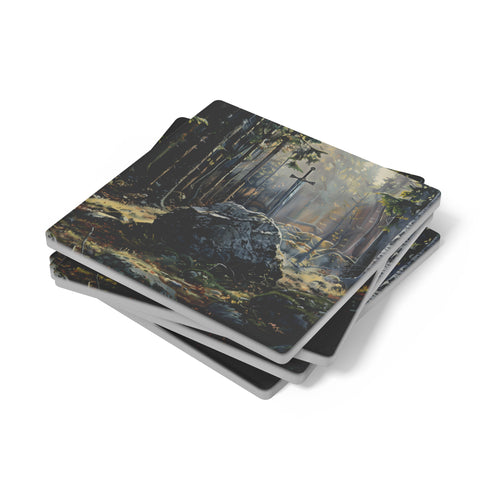 Sword In The Stone Coaster Set