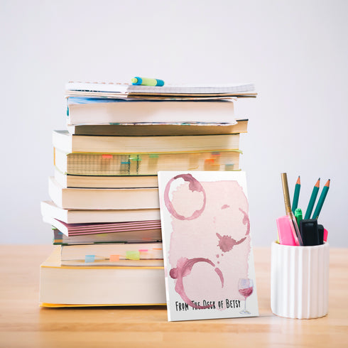 Winey Notes Memo From The Desk of... Custom Name Drop 3M Post-it® Notes