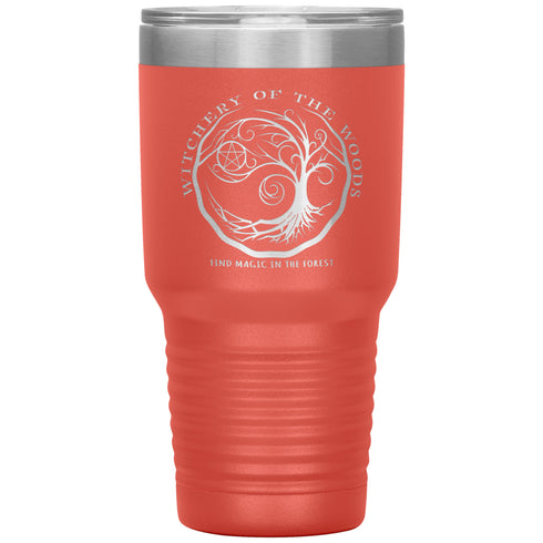 Witchery of the Woods Laser Engraved Drinks Tumbler
