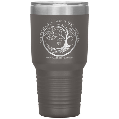 Witchery of the Woods Laser Engraved Drinks Tumbler