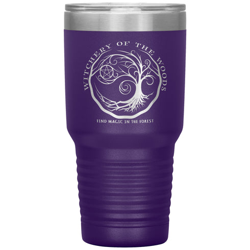 Witchery of the Woods Laser Engraved Drinks Tumbler