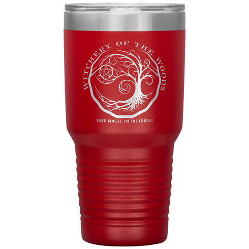 Witchery of the Woods Laser Engraved Drinks Tumbler
