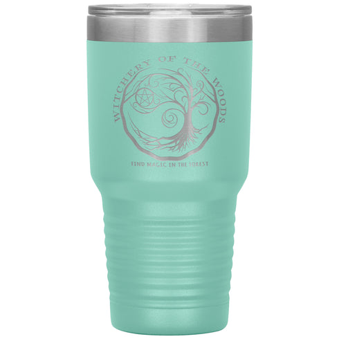 Witchery of the Woods Laser Engraved Drinks Tumbler