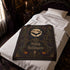 Victorian Halloween Velveteen Blanket | Gothic Moon & Bats Throw