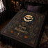 Victorian Halloween Velveteen Blanket | Gothic Moon & Bats Throw