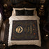 Victorian Halloween Velveteen Blanket | Gothic Moon & Bats Throw