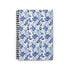 Blue Iris Floral Spiral Notebook | French Cottage Botanical Journal