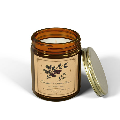 Crimson Berries Botanical Candle | Coconut Apricot Wax, 4 oz & 9 oz